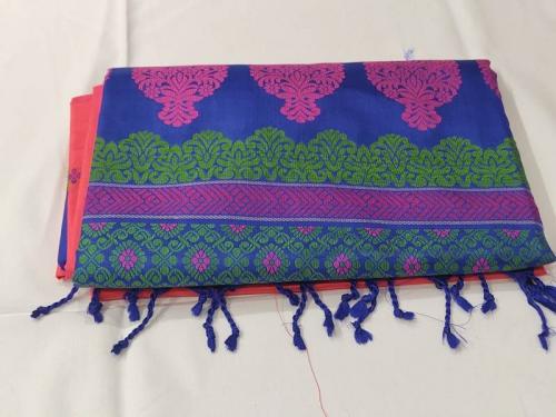 SOFT SILK SAREE WITH BLOUSE